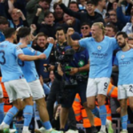 Selebrasi Pemain Man City Setelah Taklukan Real Madrid 4-0 Kamis (18/5/23).