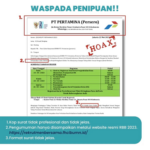 Contoh Pengumuman Palsu Rekrutment Bersama BUMN 2023.