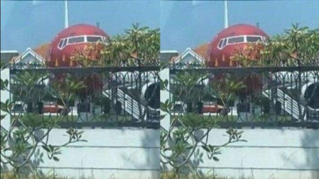 Viral! Ada Pesawat yang Parkir di Depan Rumah! Siapa Pemiliknya?