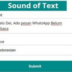 Sound of Text WA