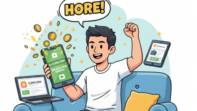 Klik Link DANA Kaget Langsung Cair Saldo DANA Gratis Rp345.000 ke Dompet Elektronik, Cek Syarat Klaimnya 1 Saldo DANA