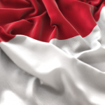 Bendera Merah Putih.